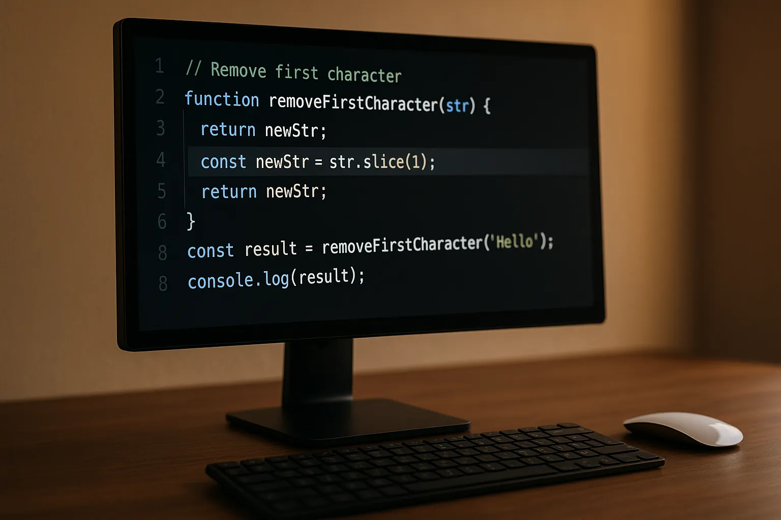 Eliminar el Primer Carácter en JavaScript: Guía Rápida